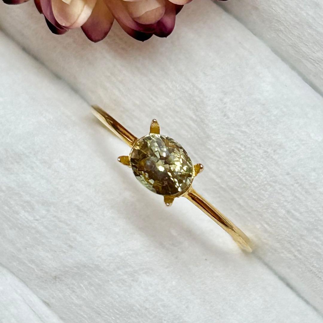 0.7ct!!大粒アレキサンドライトのリング