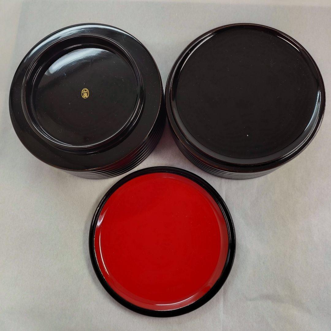 象彦 漆器 若松蒔絵 内朱丸重 二段丸重 菓子器 お弁当箱 宝石箱 - メルカリ