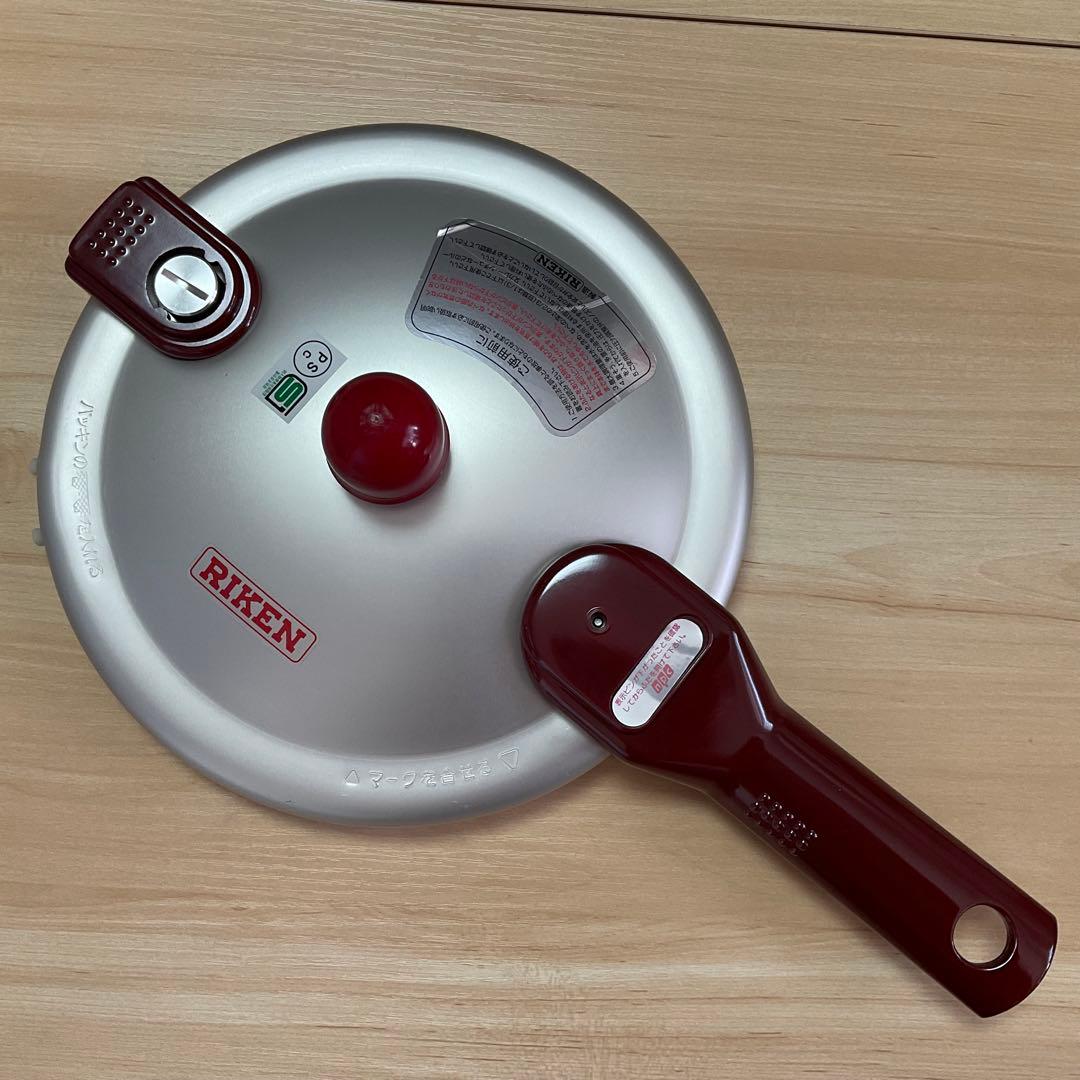 未使用 / RIKEN 理研 圧力鍋 こなべちゃん / 2.5ℓ 3合炊