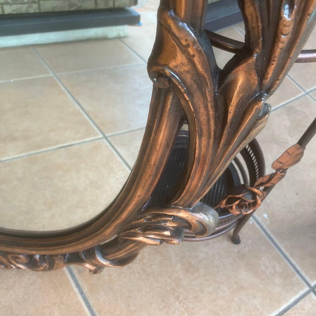 Hallan Mirror イタリア　壁掛け　ウォールミラー　アンティーク調