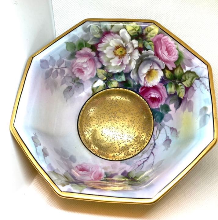 オールドノリタケ　金色の鉢