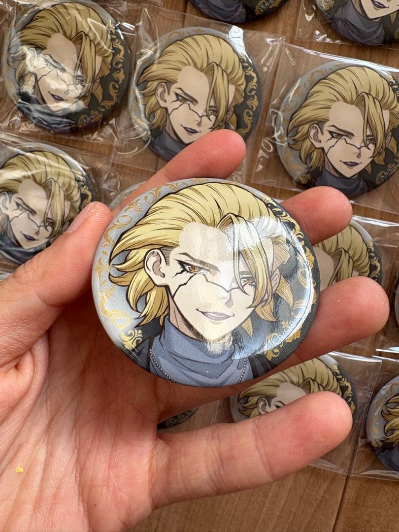 スタンリー①　缶バッジ　ブラックスーツ　ジャンプフェスタ　Dr.STONE