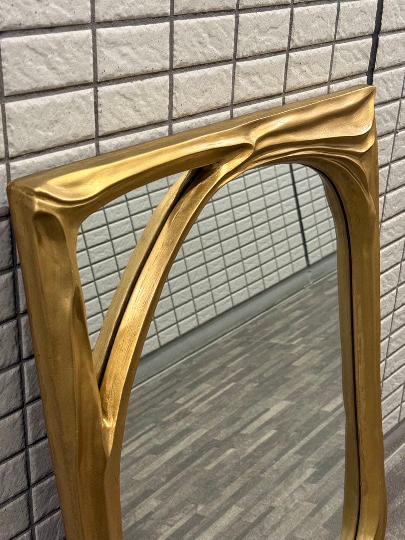 【最終値下げ】antique mirror 壁掛けゴールド アンティーク雑貨