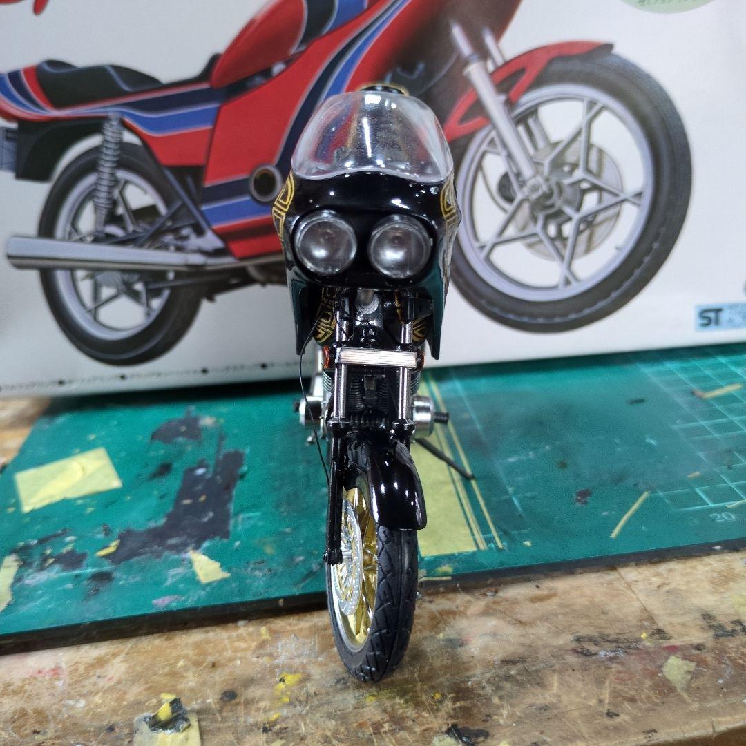 GS400E プラモデル 族車仕様 デュアルカウル仕様 - メルカリ