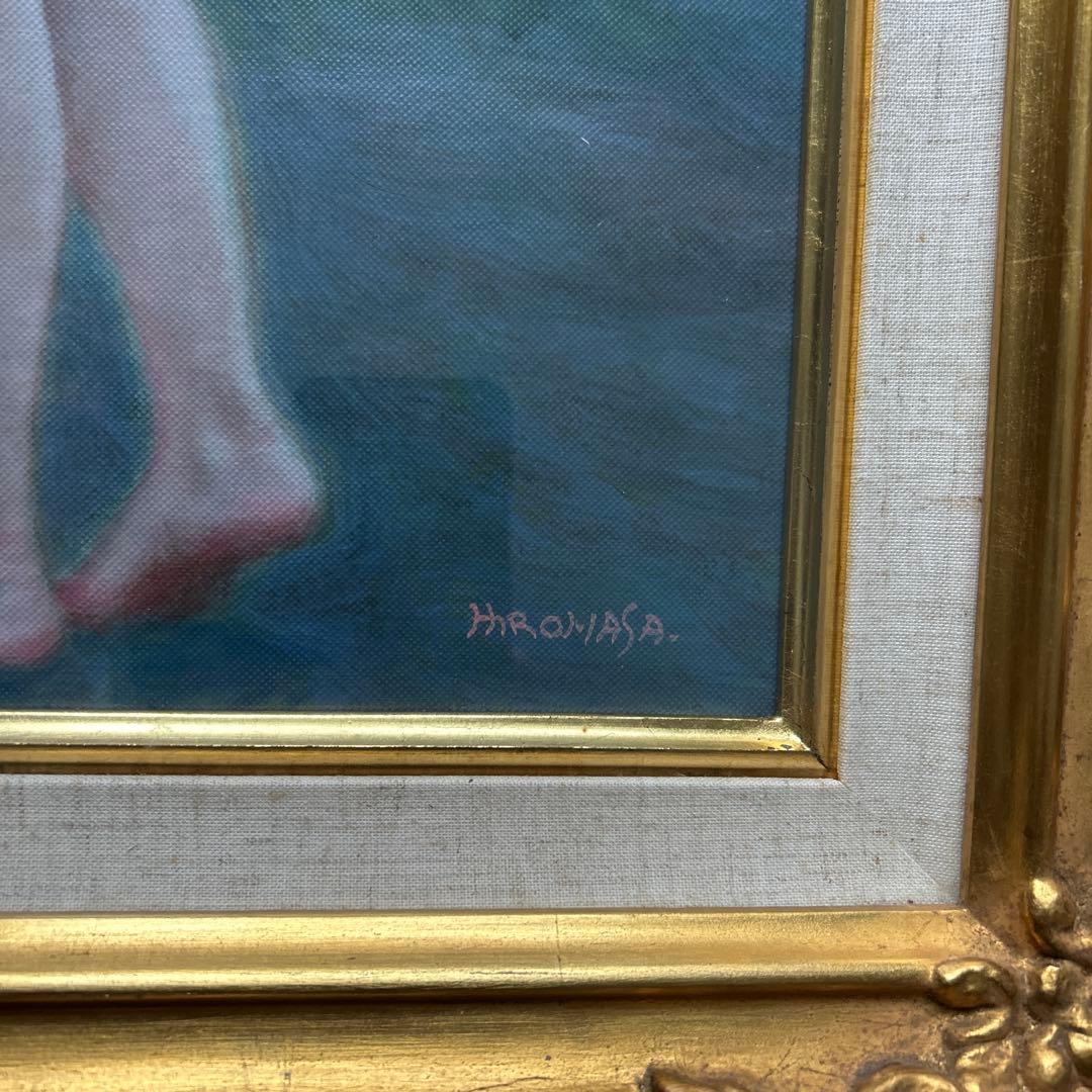 絵画　油彩画　舞妓裸婦、岩田浩昌、「ゆらぐ」