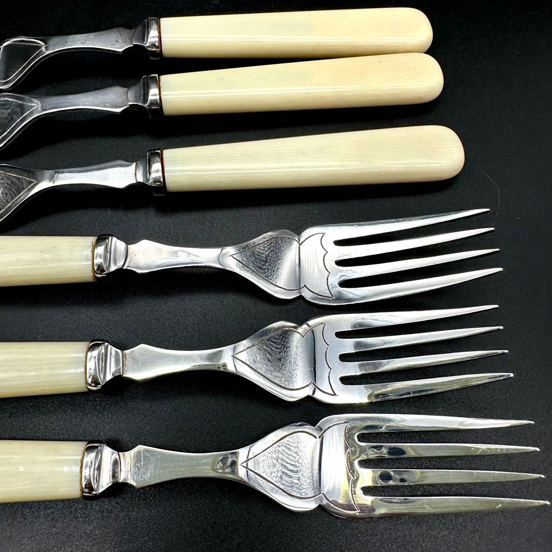ヴィンテージ フィッシュナイフ＆フォーク12本