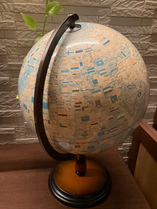 アンティーク　地球儀