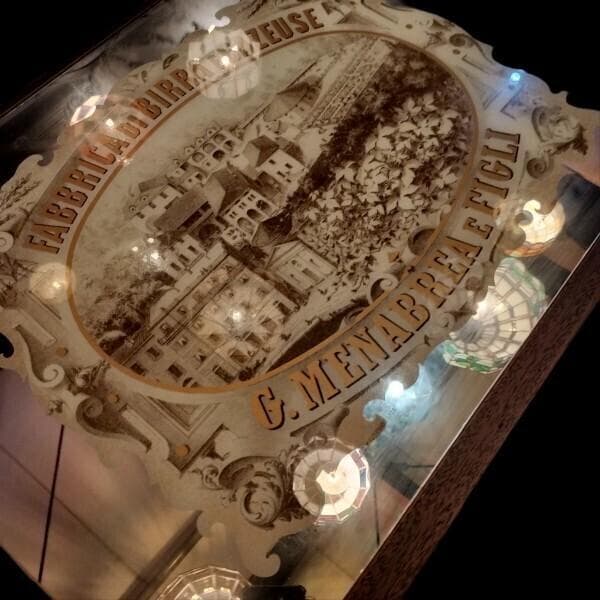 パブミラー　インテリア　Menabrea メナブレア　ビール ヴィンテージ