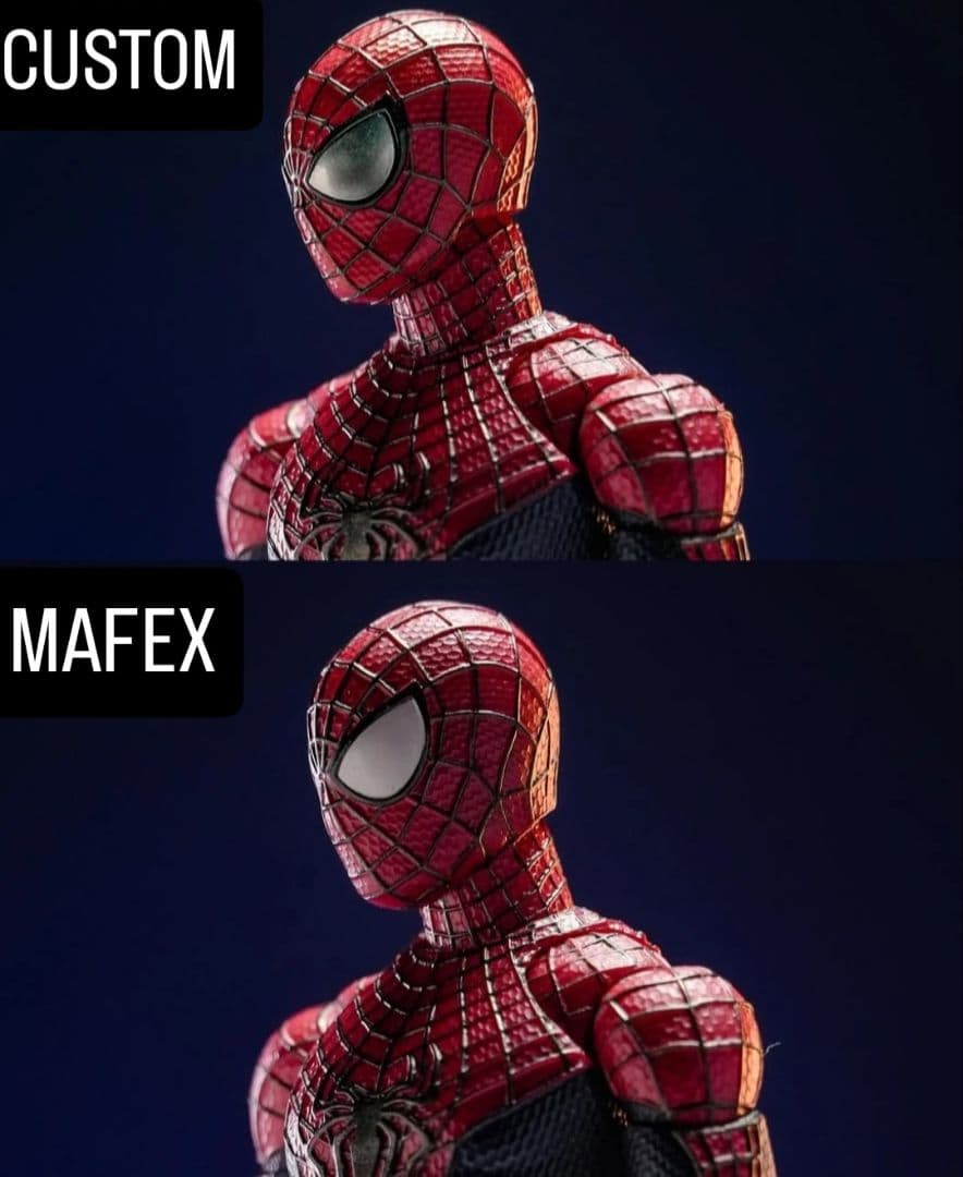 MAFEX アメイジングスパイダーマン ヘッドカスタム マフェックス