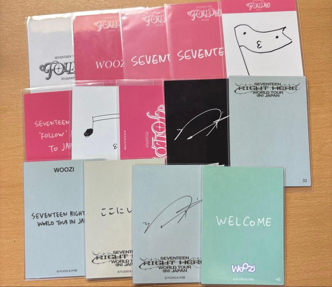 ウジ トレカ まとめ売り 135枚 SEVENTEEN WOOZI 이지훈 - メルカリ