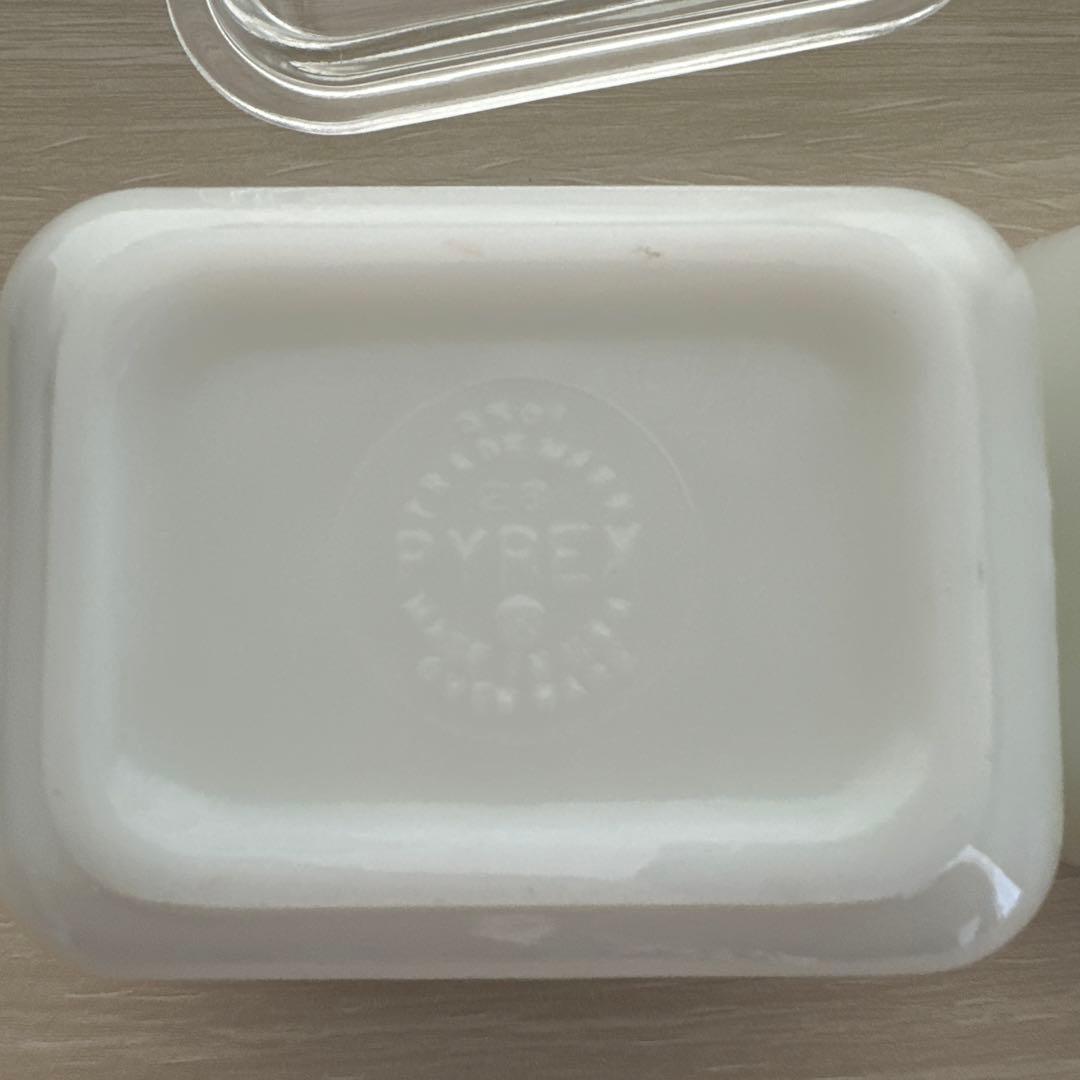 オールドパイレックス バタープリント レフリジレーター4個セット