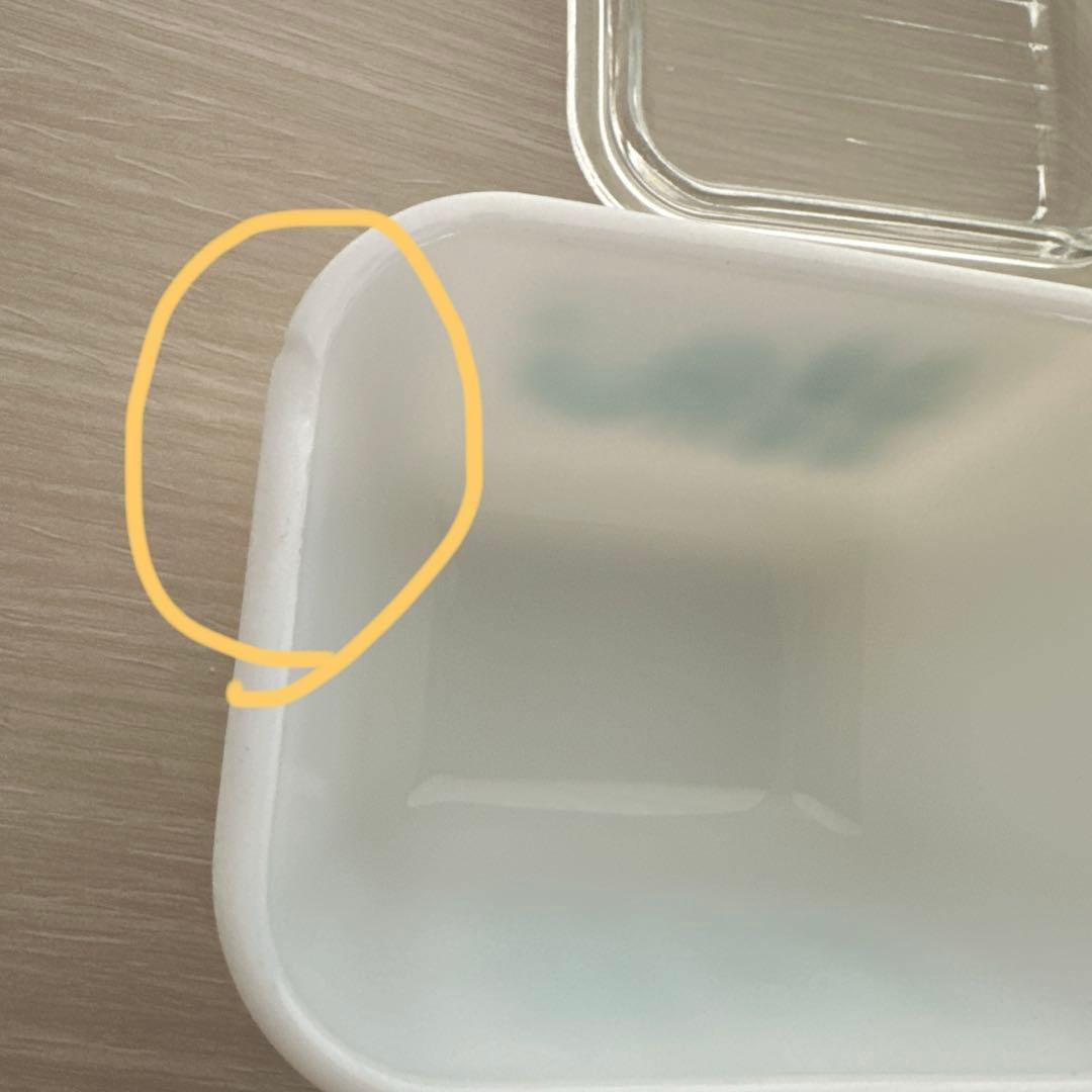 オールドパイレックス バタープリント レフリジレーター4個セット