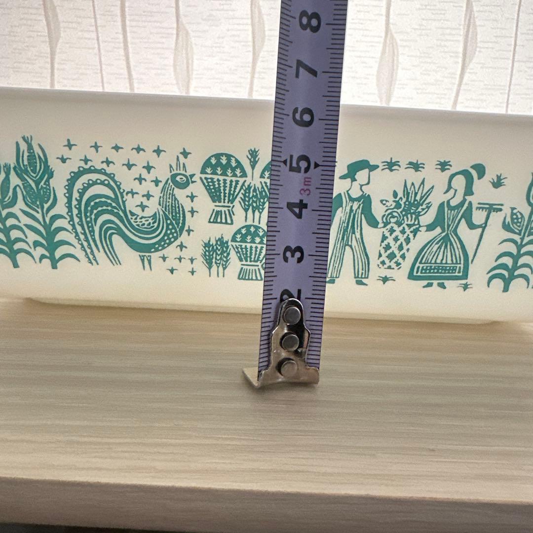 オールドパイレックス バタープリント レフリジレーター4個セット