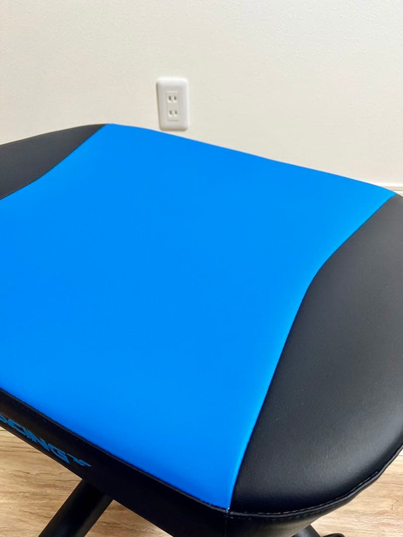 AKRACING ゲーミングチェア　オットマン　フットレスト　ブルー