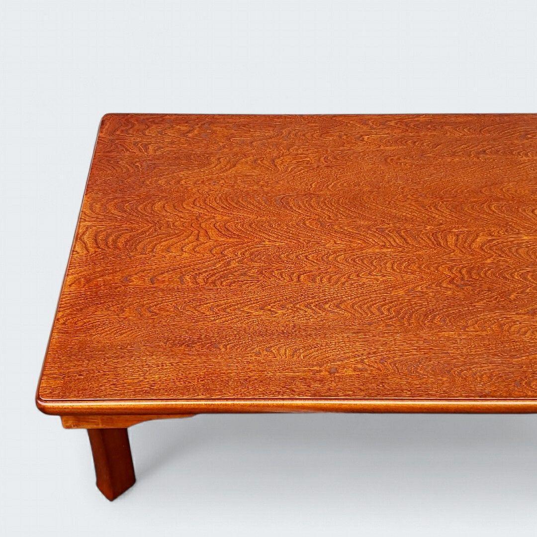 引き取り限定 座卓 ちゃぶ台 ローテーブル 折りたたみ式 幅120cm 木目