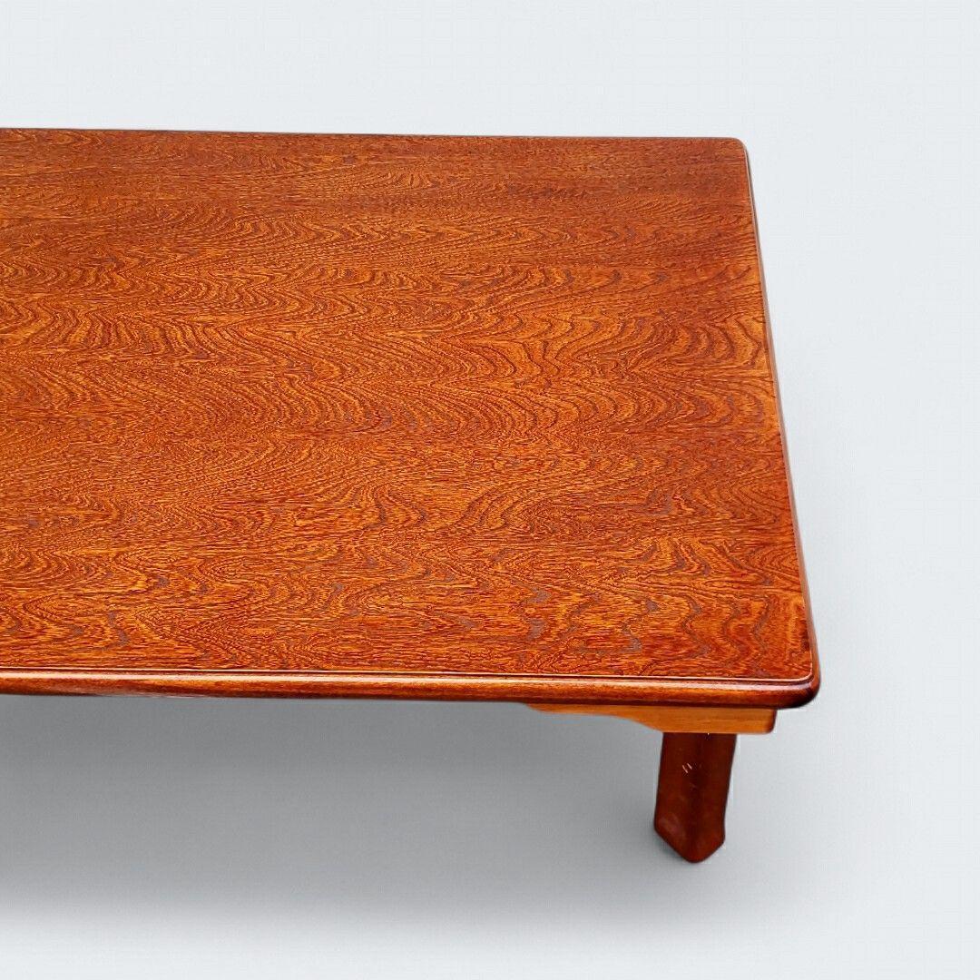 引き取り限定 座卓 ちゃぶ台 ローテーブル 折りたたみ式 幅120cm 木目