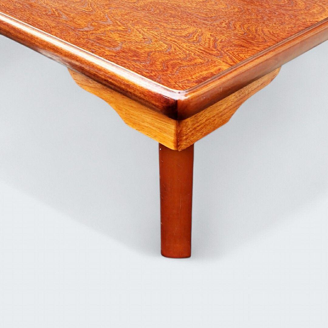 引き取り限定 座卓 ちゃぶ台 ローテーブル 折りたたみ式 幅120cm 木目