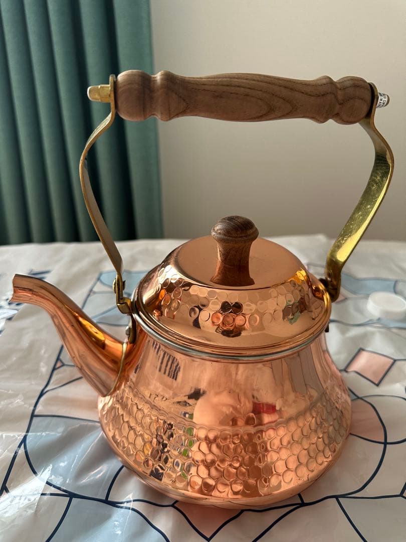 韓国製　銅製やかん