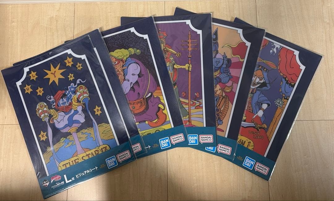 一番くじ ジョジョ ビジュアルシート22種コンプ&ジョジョワールド