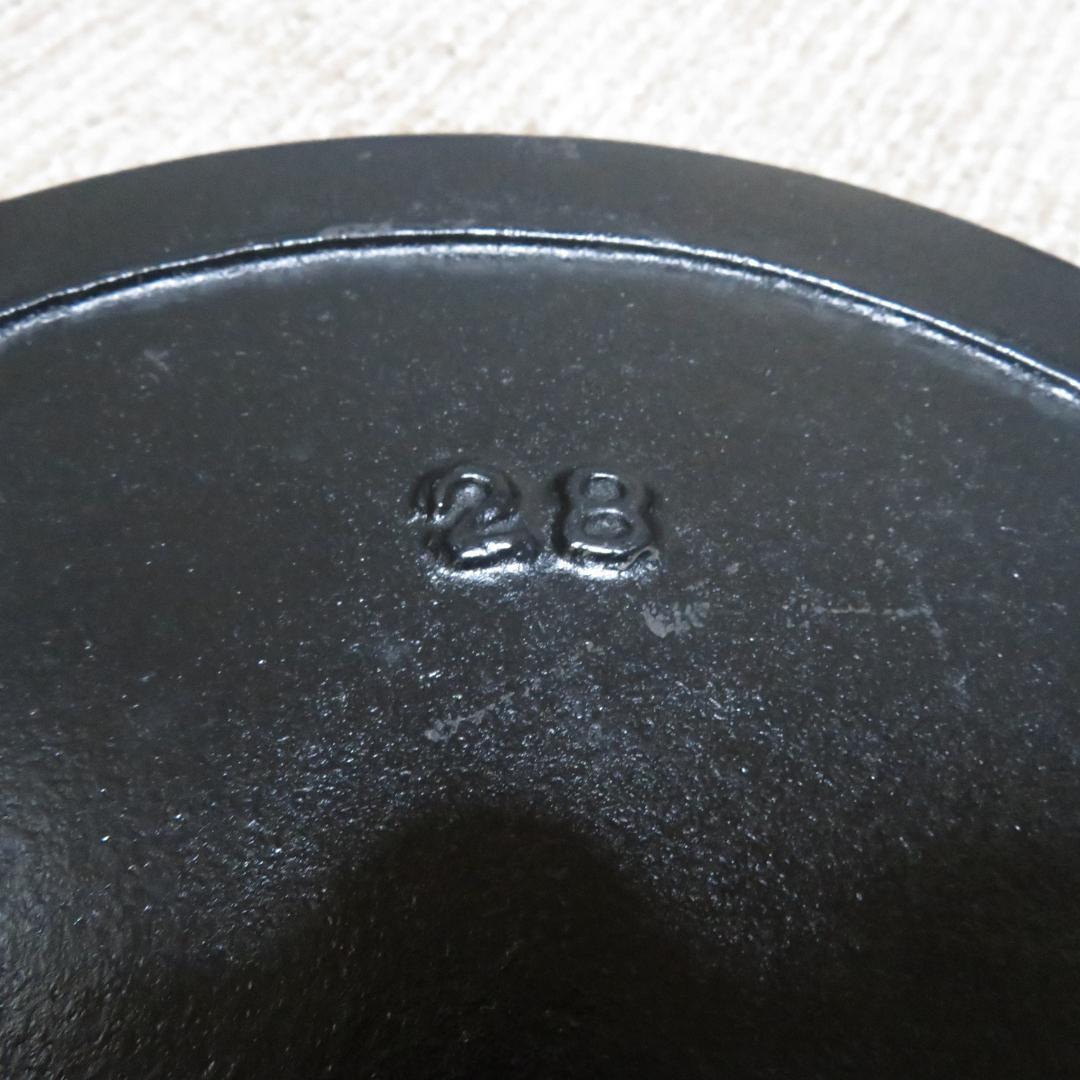 未使用　保管品　すき焼き鍋　28㎝　鉄なべ　鉄鍋　４㎏位　まとめて　５個