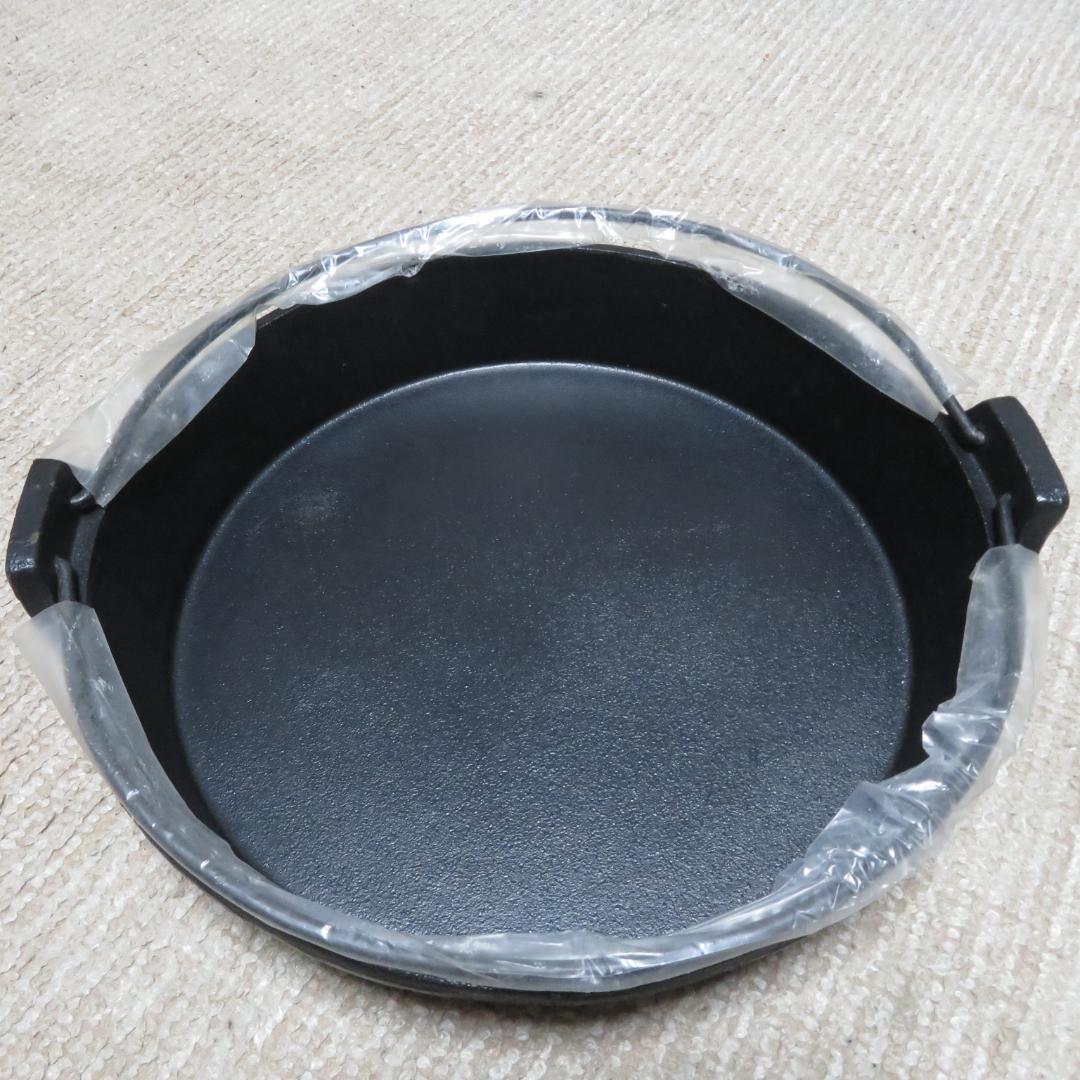 未使用　保管品　すき焼き鍋　28㎝　鉄なべ　鉄鍋　４㎏位　まとめて　５個