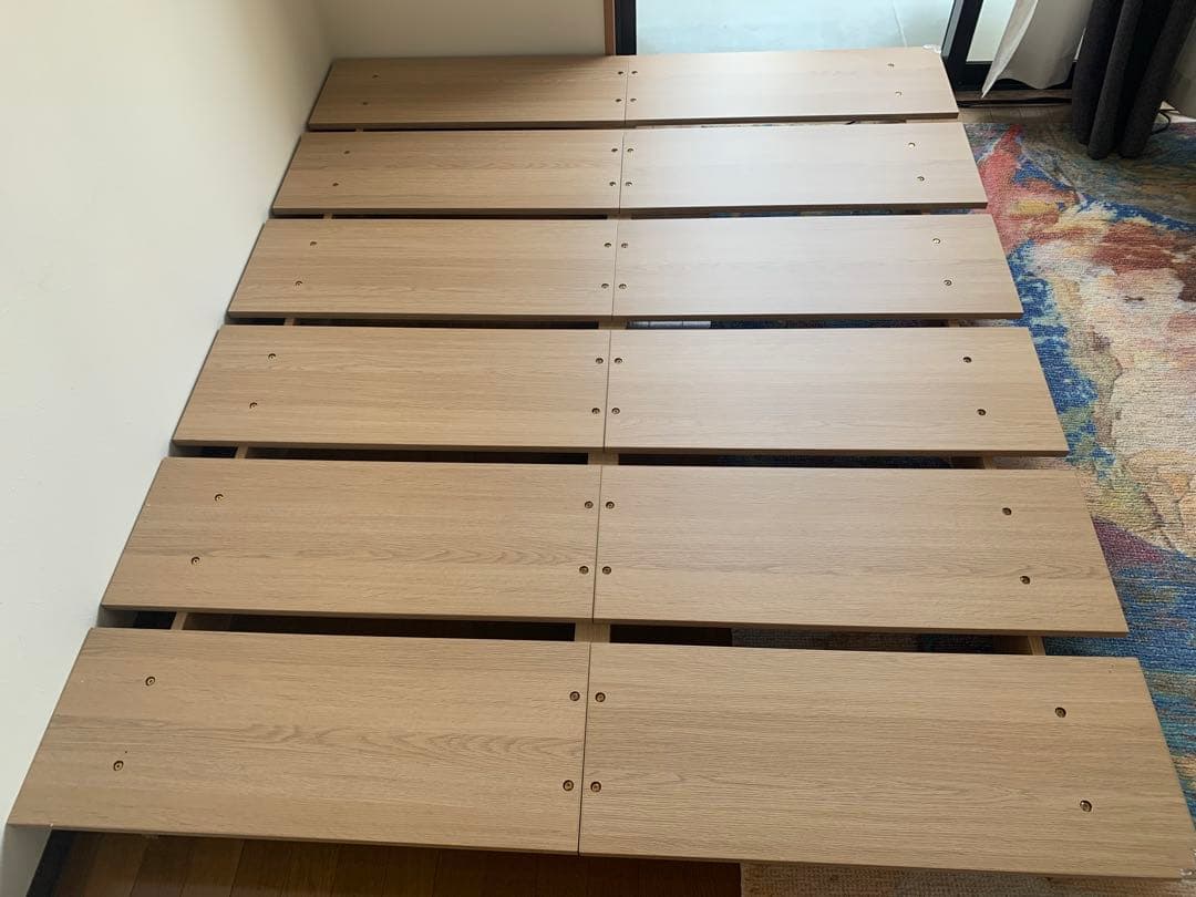 みるRASIK ラシク　コンセント付き すのこベッド　ダブル