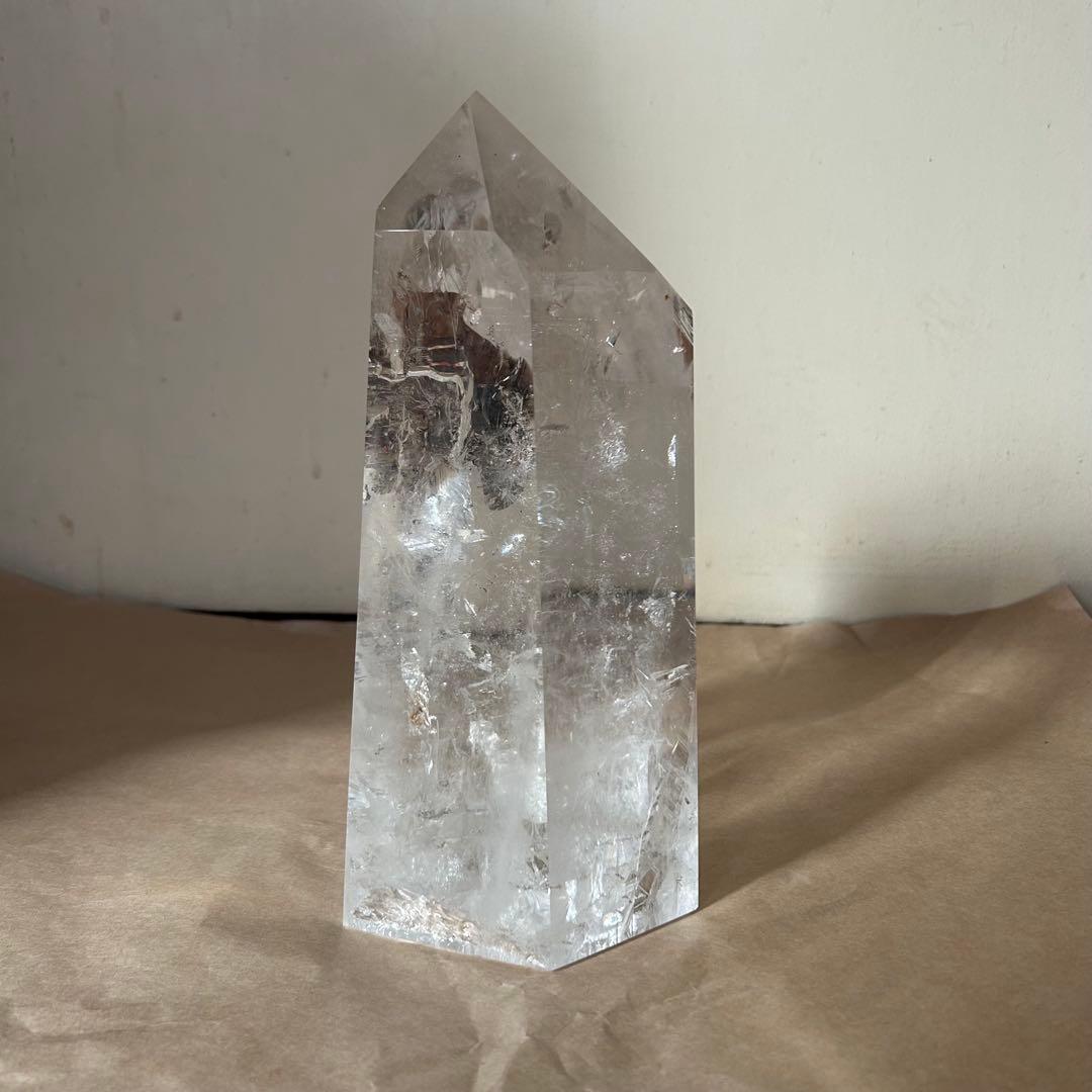 水晶　ポイント　高さ　21センチ　置物