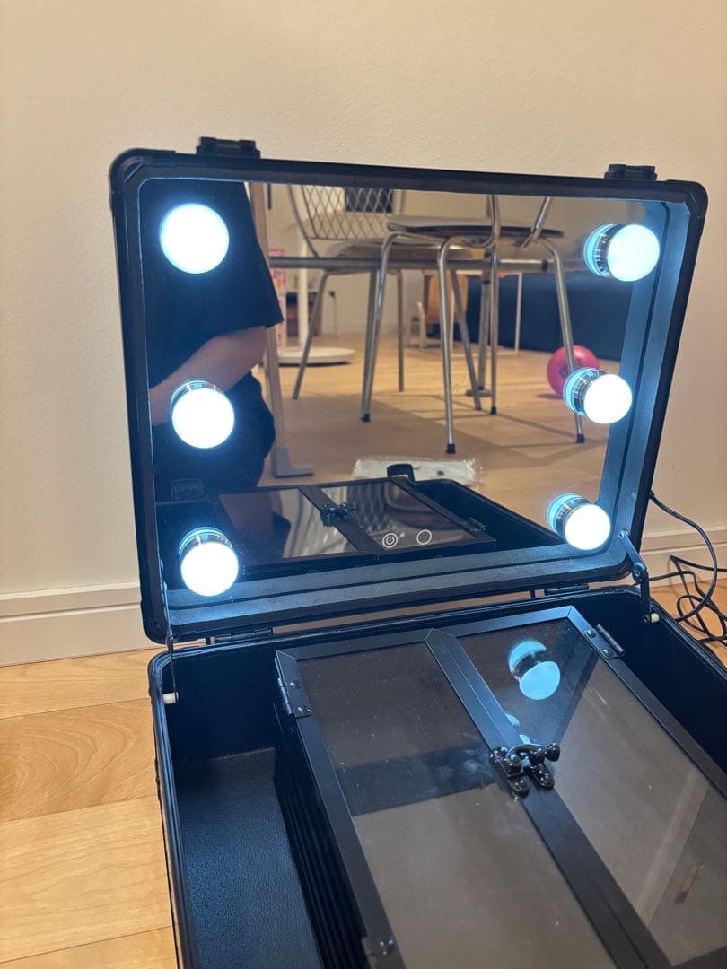 Francfranc LEDライト付き ハリウッドメイクBOX