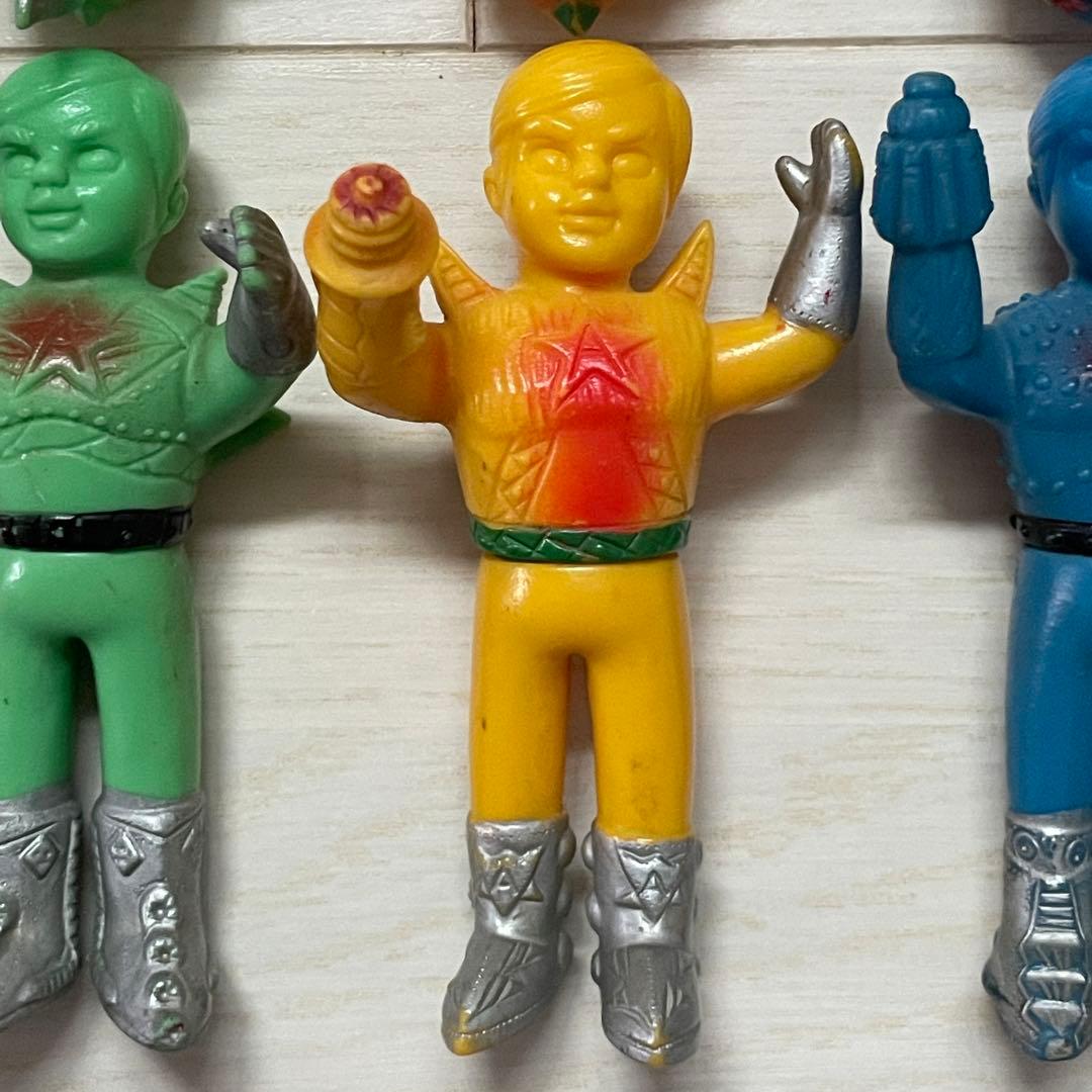 アストロミュー5 ミニソフビ マスクとりかえ隊員5体セット