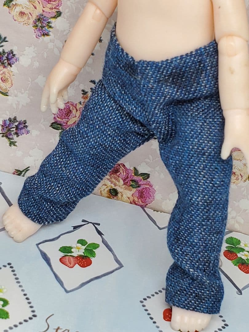 もも様赤タータンチェックお取り置き✩.*˚セリアドール(10cmボディ) ⑪