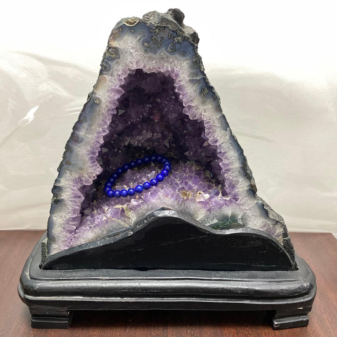 アメジストドーム　台座付き