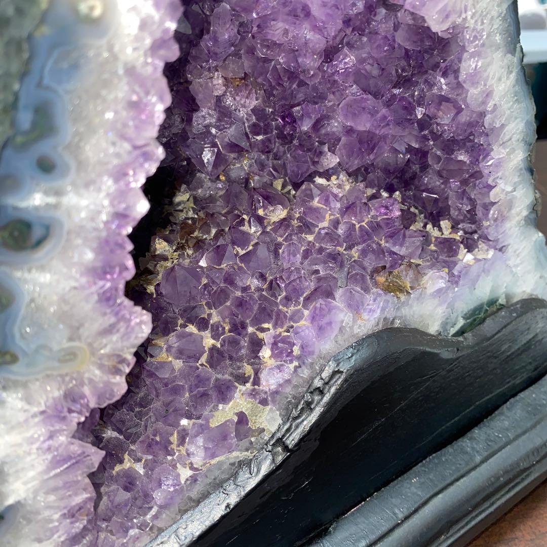 アメジストドーム　台座付き