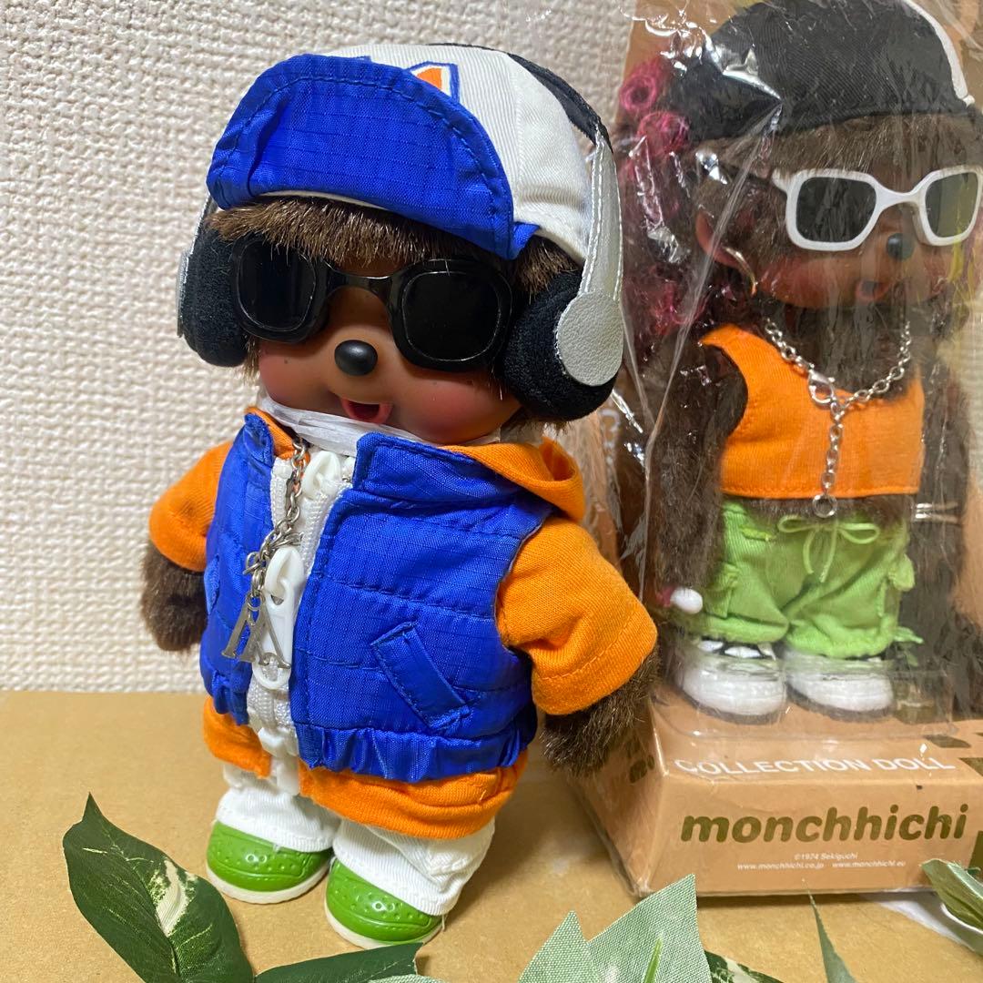 希少　モンチッチ ぬいぐるみ コレクション35周年　ヒップホップDJ 3体セット