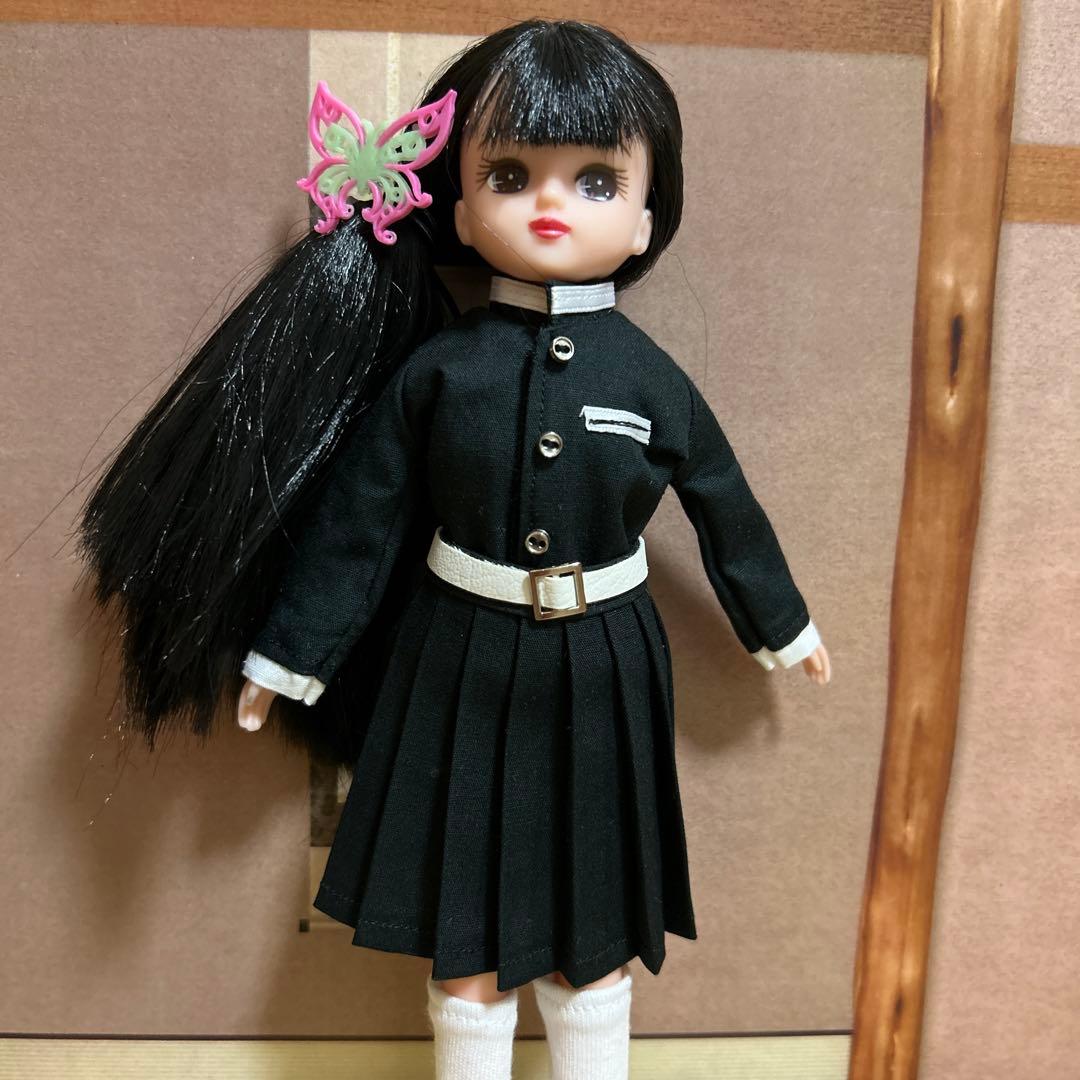 522 529 ふーちゃん様専用 リカちゃん コスプレ 隊服 鬼 マント 着物