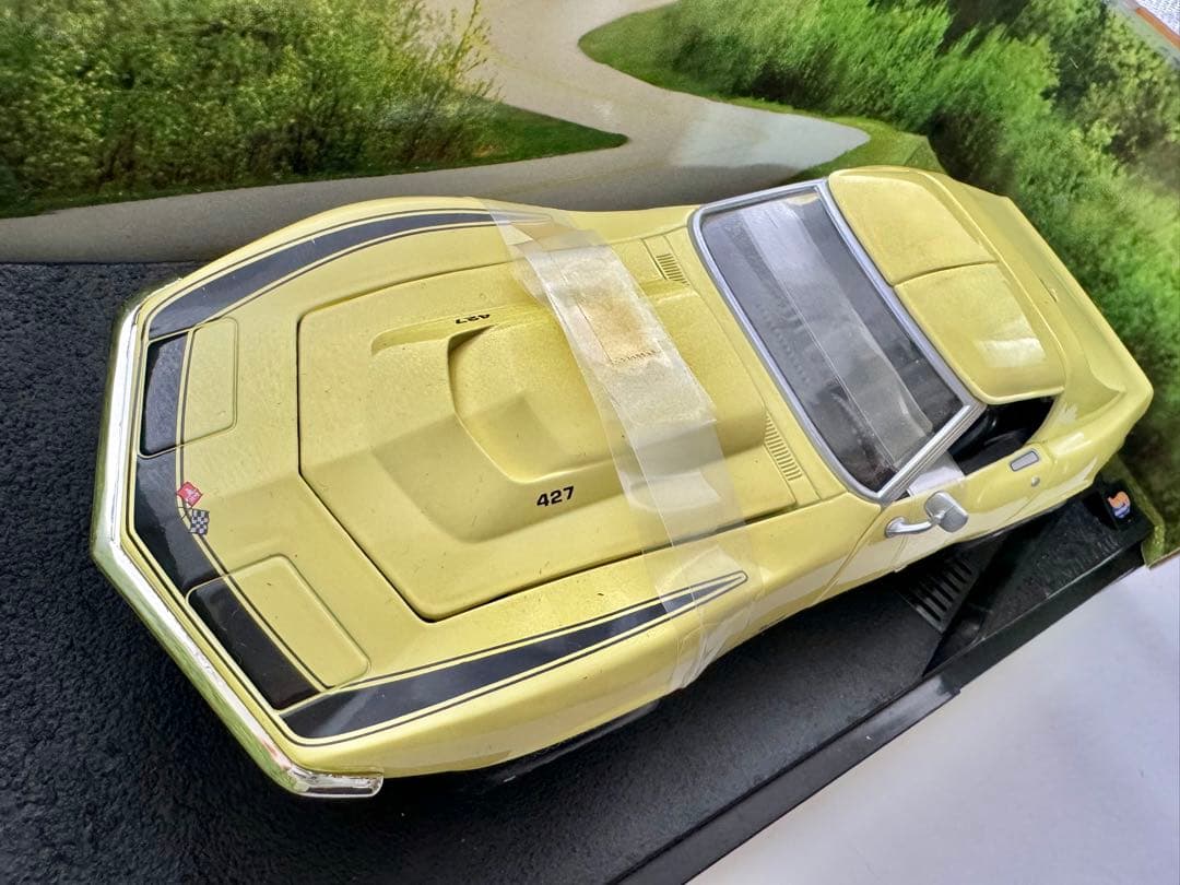 ホットウィール シボレー・コルベット ZL-1 1969 イエロー 1/18 - メルカリ