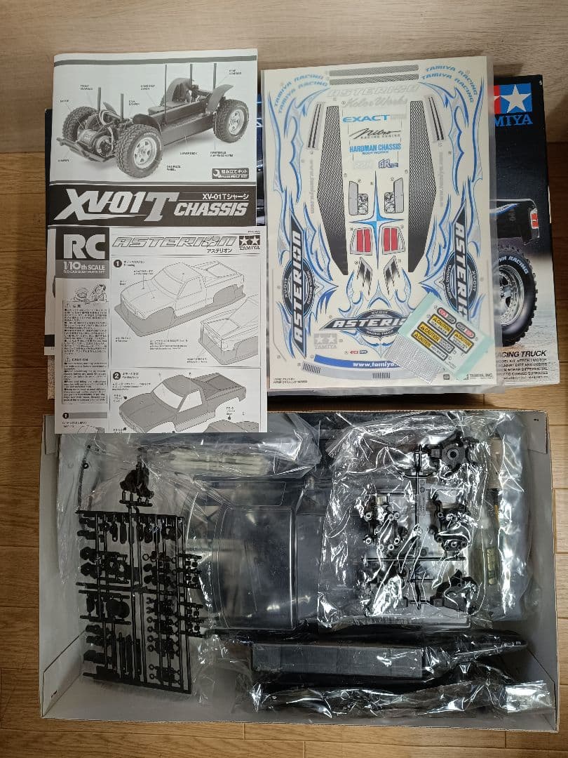 絶版未組立品!1/10RC アステリオン （XV-01Tシャーシ） 58552