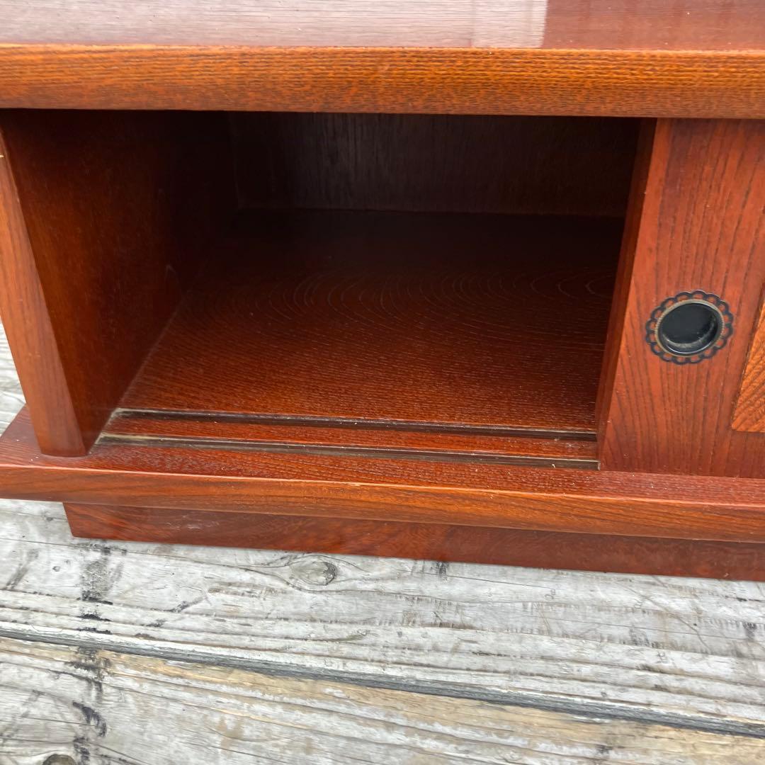 昭和レトロ 木製 階段箪笥 飾り棚 茶箪笥 サイドボード 古家具 ビンテージ