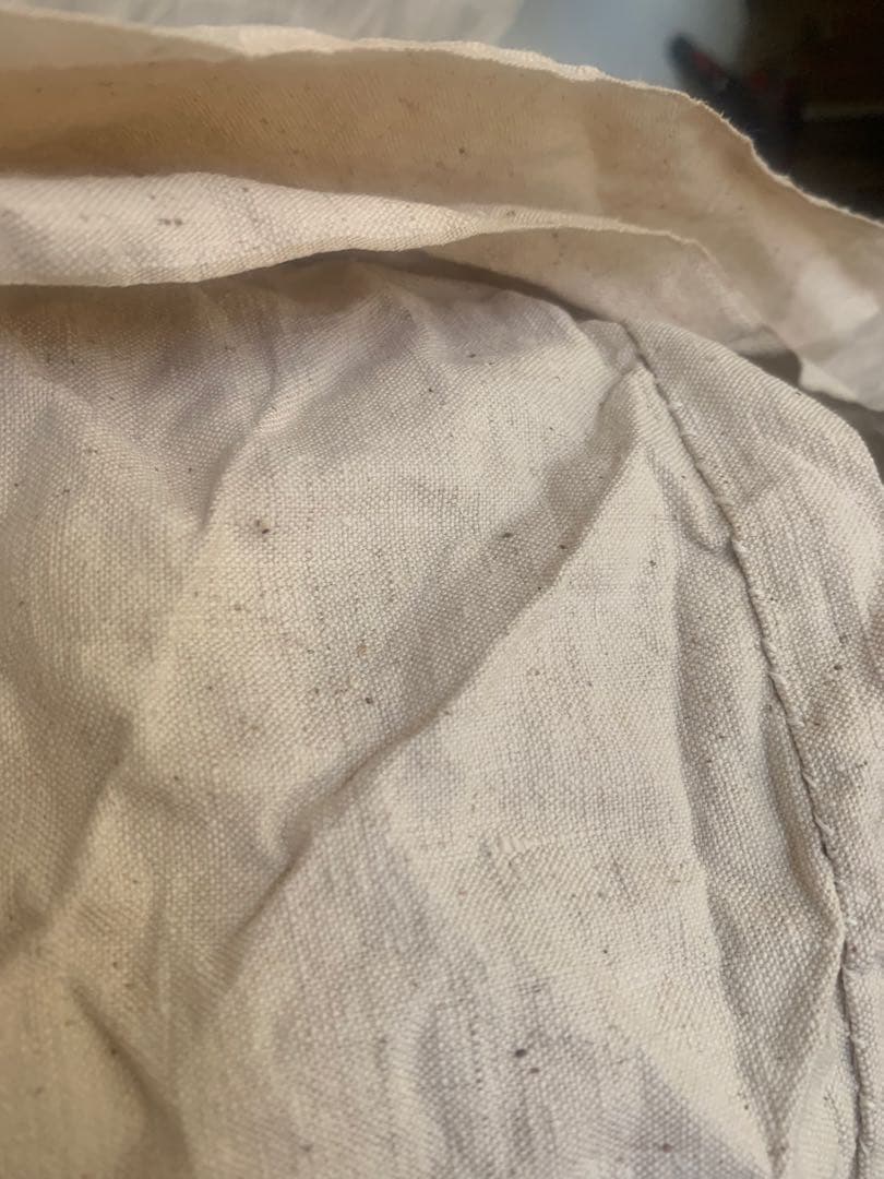 希少 フランスアンティーク 未漂白リネンシーツ 大判一枚布3x2m 熱湯洗濯済