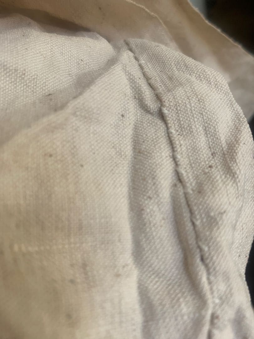 希少 フランスアンティーク 未漂白リネンシーツ 大判一枚布3x2m 熱湯洗濯済