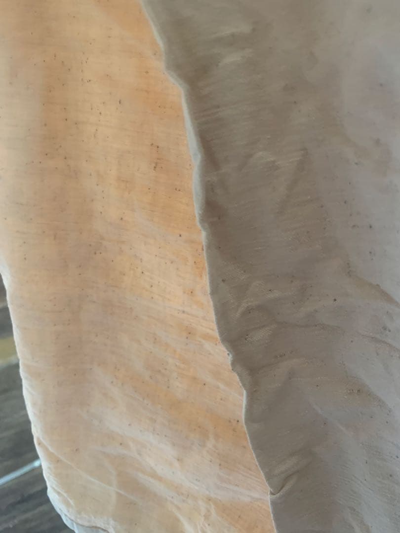 希少 フランスアンティーク 未漂白リネンシーツ 大判一枚布3x2m 熱湯洗濯済