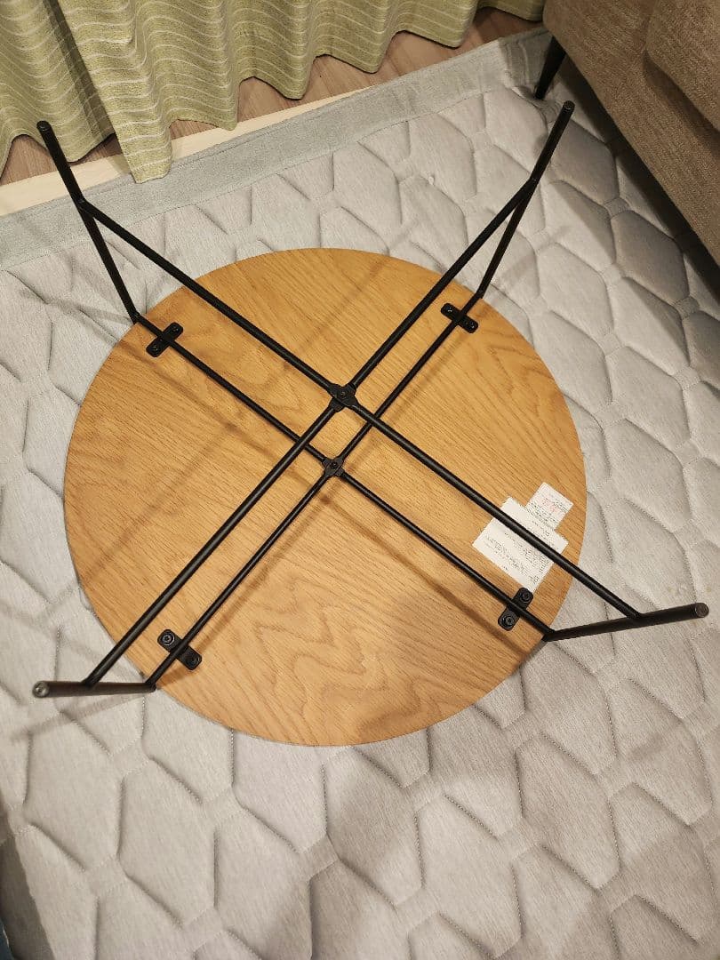 ニトリ 円形テーブルセット ニトリ ヴェルカー7050LBR