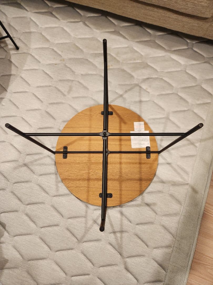 ニトリ 円形テーブルセット ニトリ ヴェルカー7050LBR