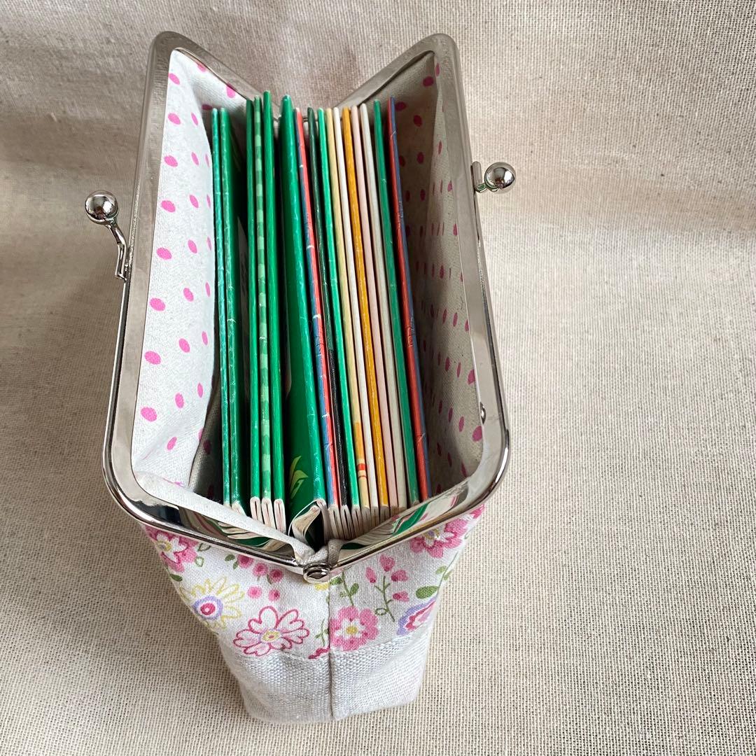 Love8118 がま口財布　がま口ポーチ　メイクポーチ　ハンドメイド