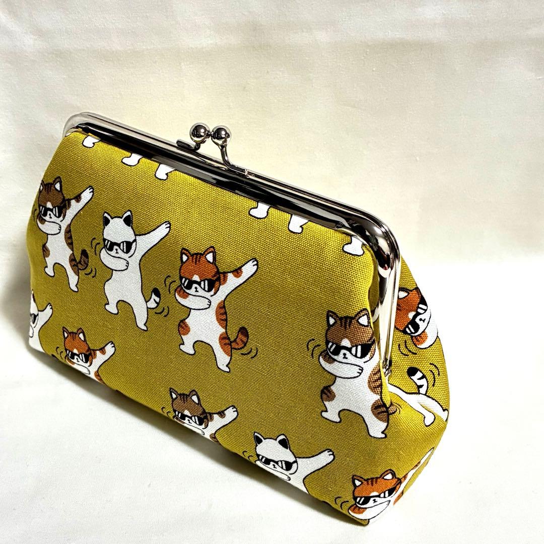 Love8118 がま口財布　がま口ポーチ　メイクポーチ　ハンドメイド