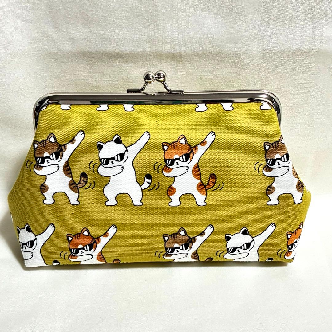 Love8118 がま口財布　がま口ポーチ　メイクポーチ　ハンドメイド