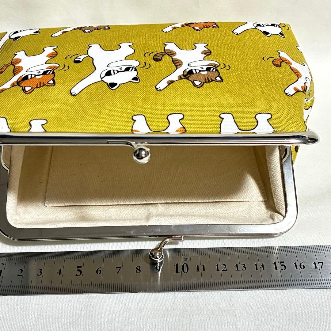 Love8118 がま口財布　がま口ポーチ　メイクポーチ　ハンドメイド