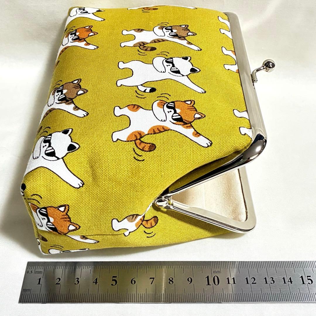 Love8118 がま口財布　がま口ポーチ　メイクポーチ　ハンドメイド