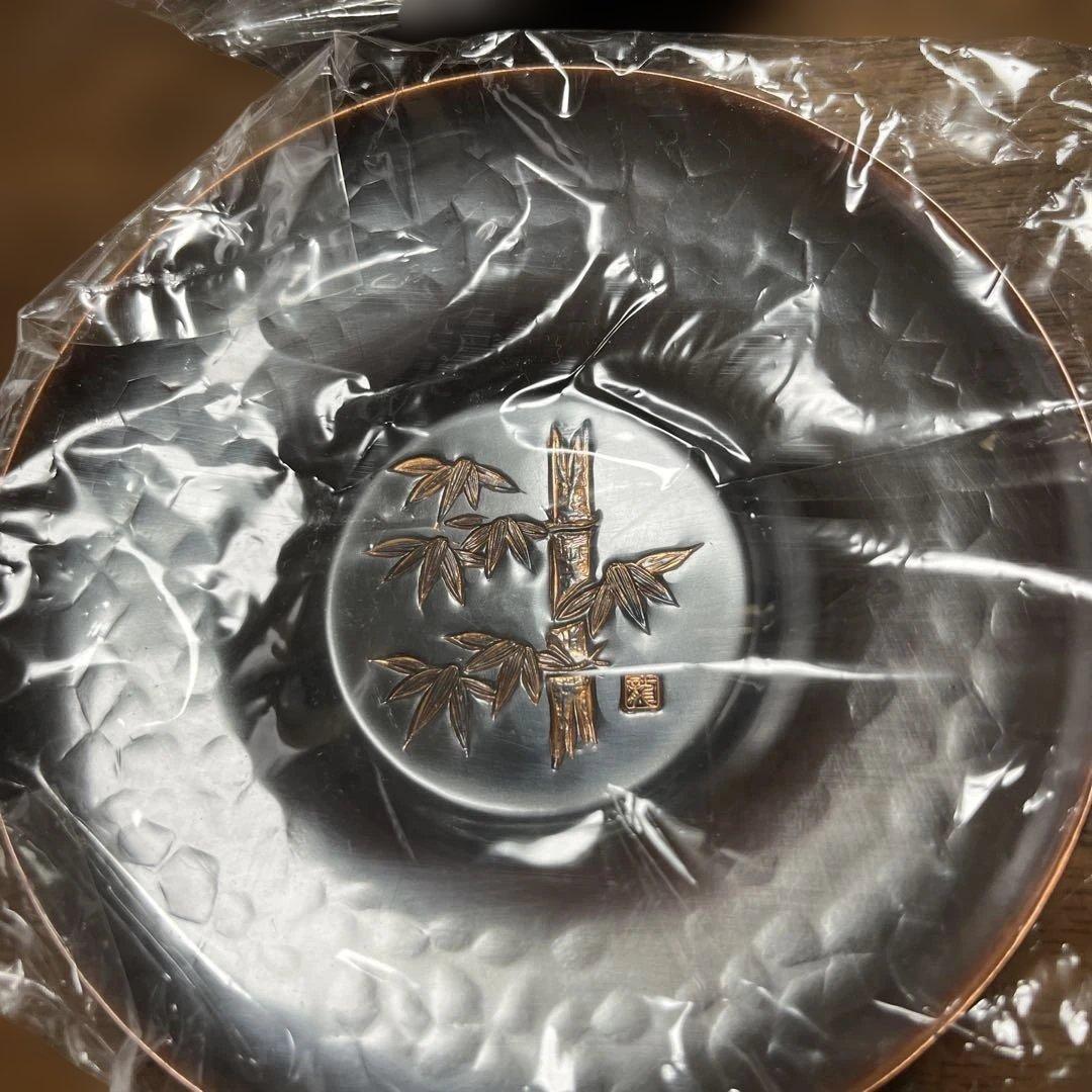 純銅製 茶托5枚 茶匙セット - メルカリ