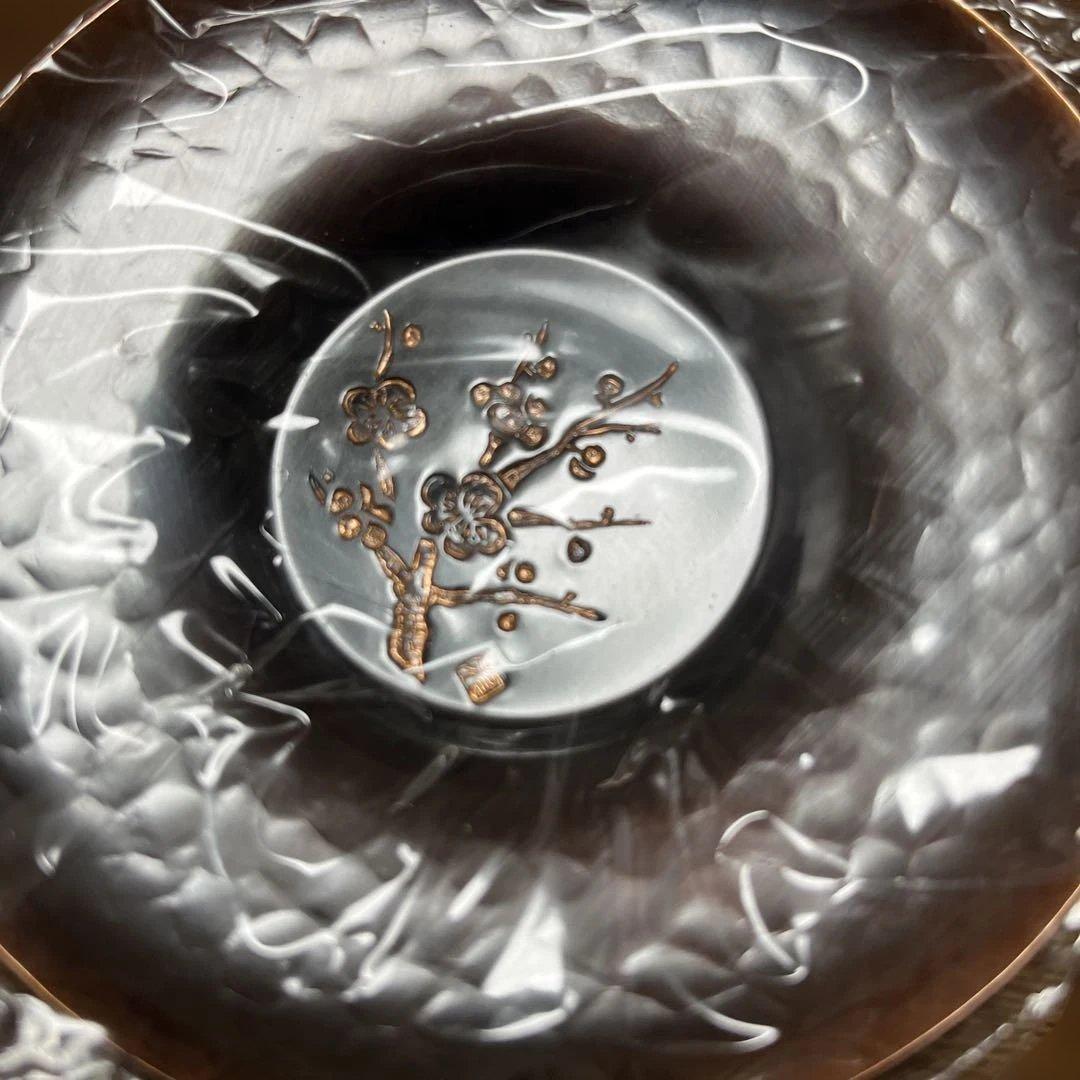 純銅製 茶托5枚 茶匙セット - メルカリ