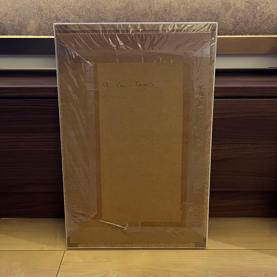 【ビンテージ品】大判　ポップアートパネル　4枚セット　32.5cm×49.5cm